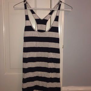 Striped lulu lemon tank top